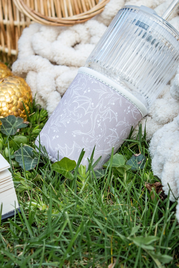 16oz Neoprene Drink Sleeve | Tan Dragons