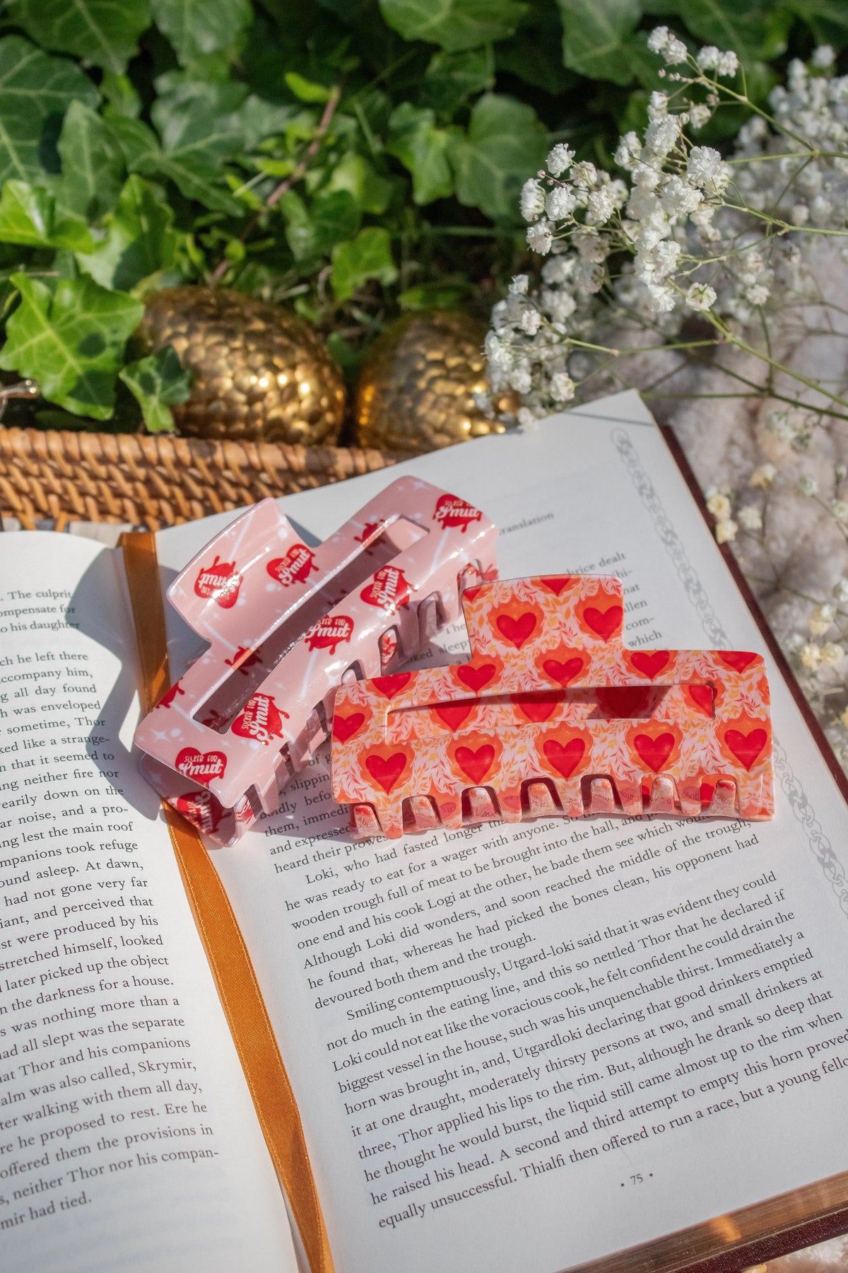 Bookish Hair Claw Clip | Sucker for Smut