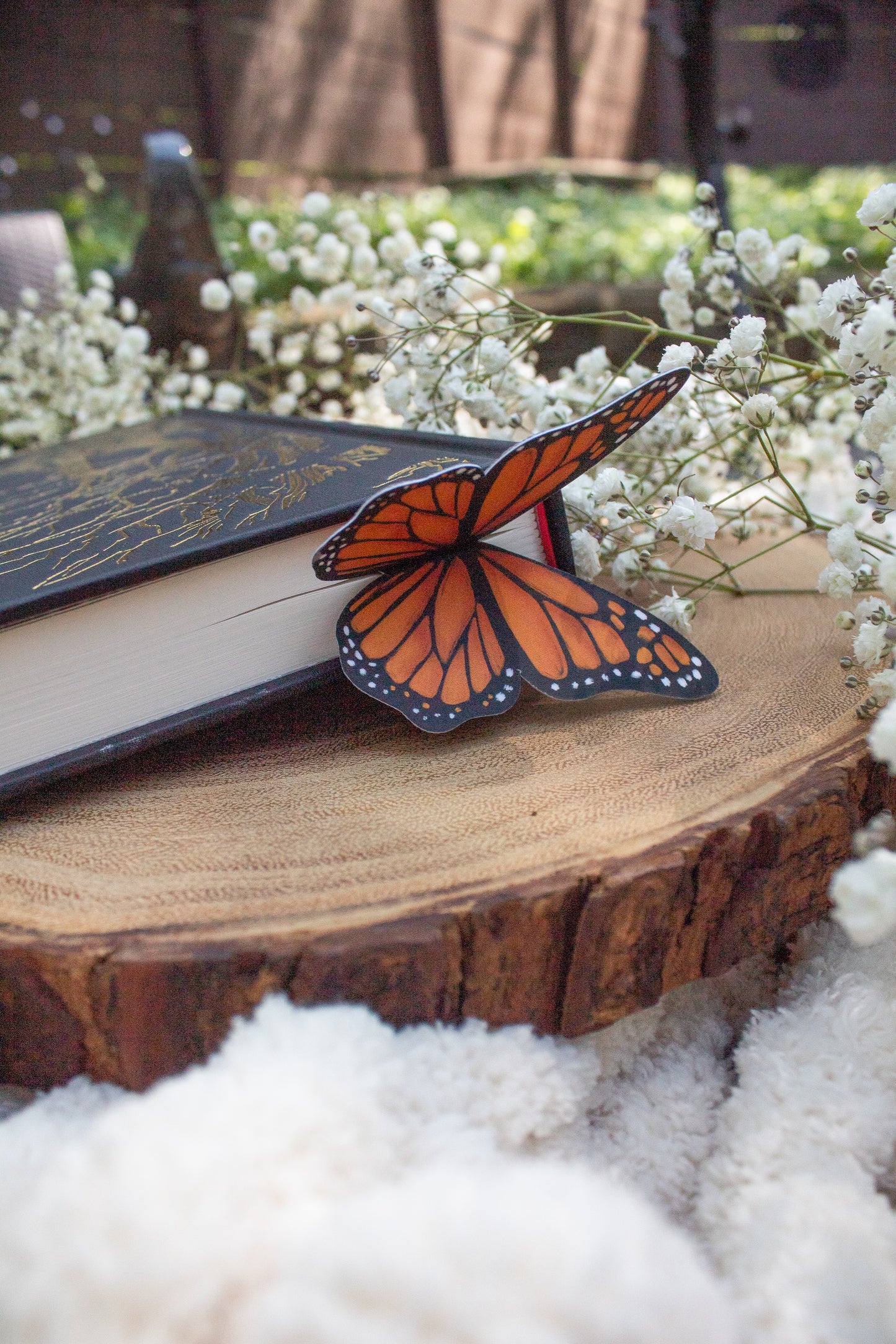 Monarch Butterfly Wings 3D Bookmark