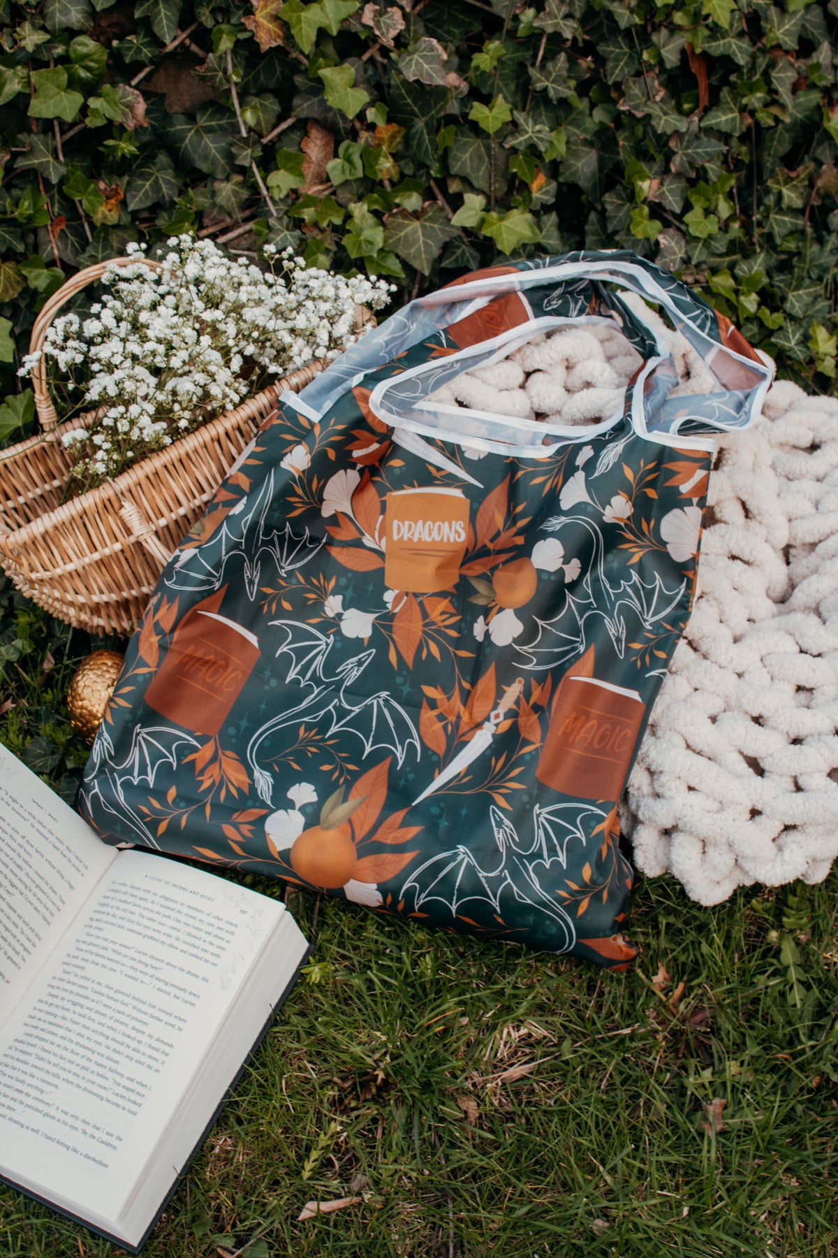 Reusable Tote Bag | Dragons Grove