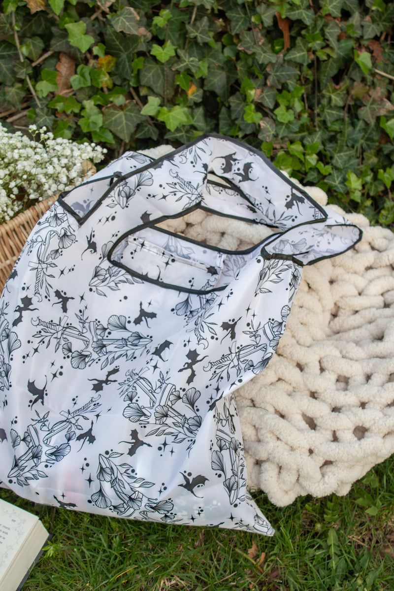 Reusable Tote Bag | Ivory Swords