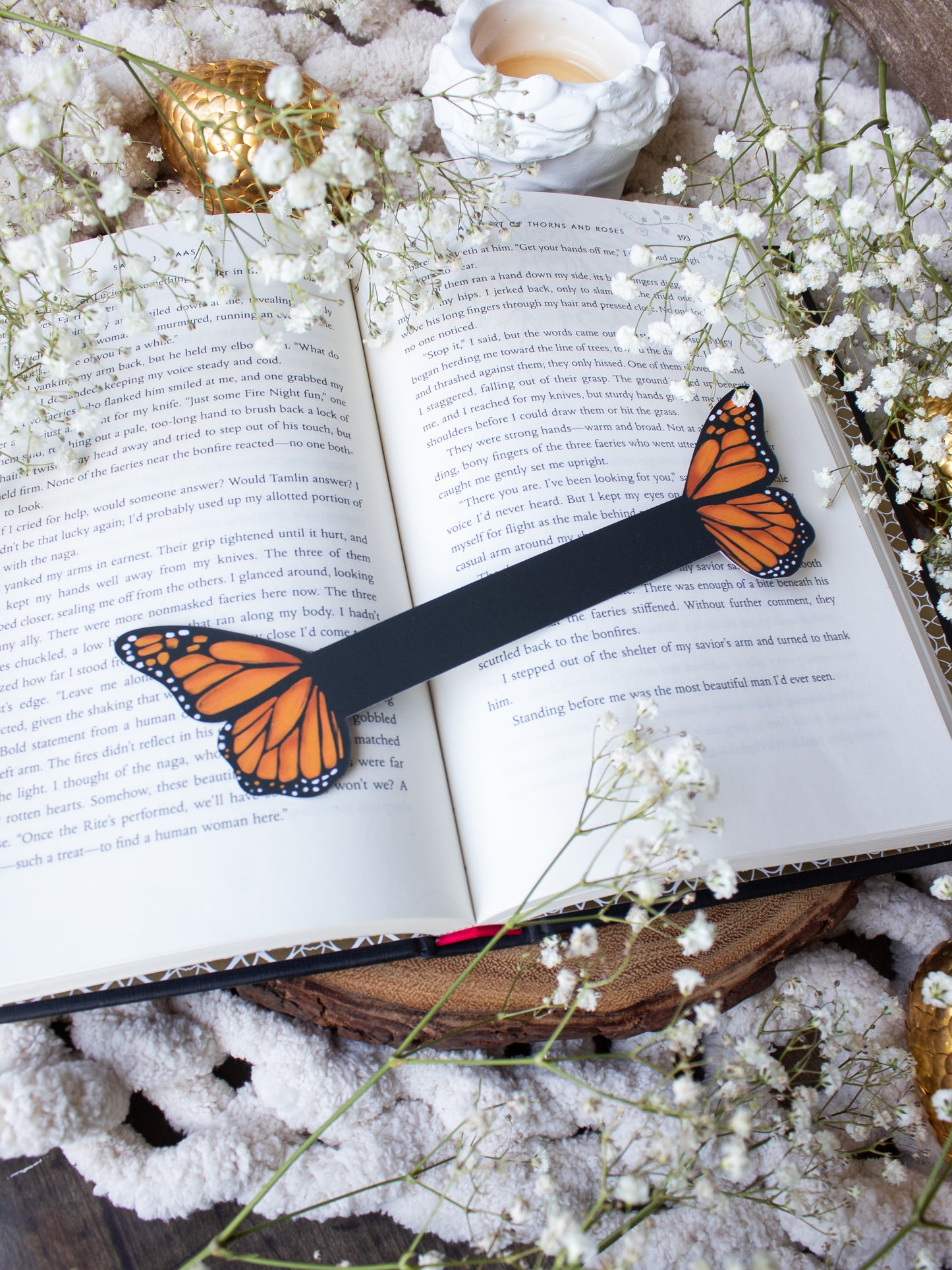 Monarch Butterfly Wings 3D Bookmark