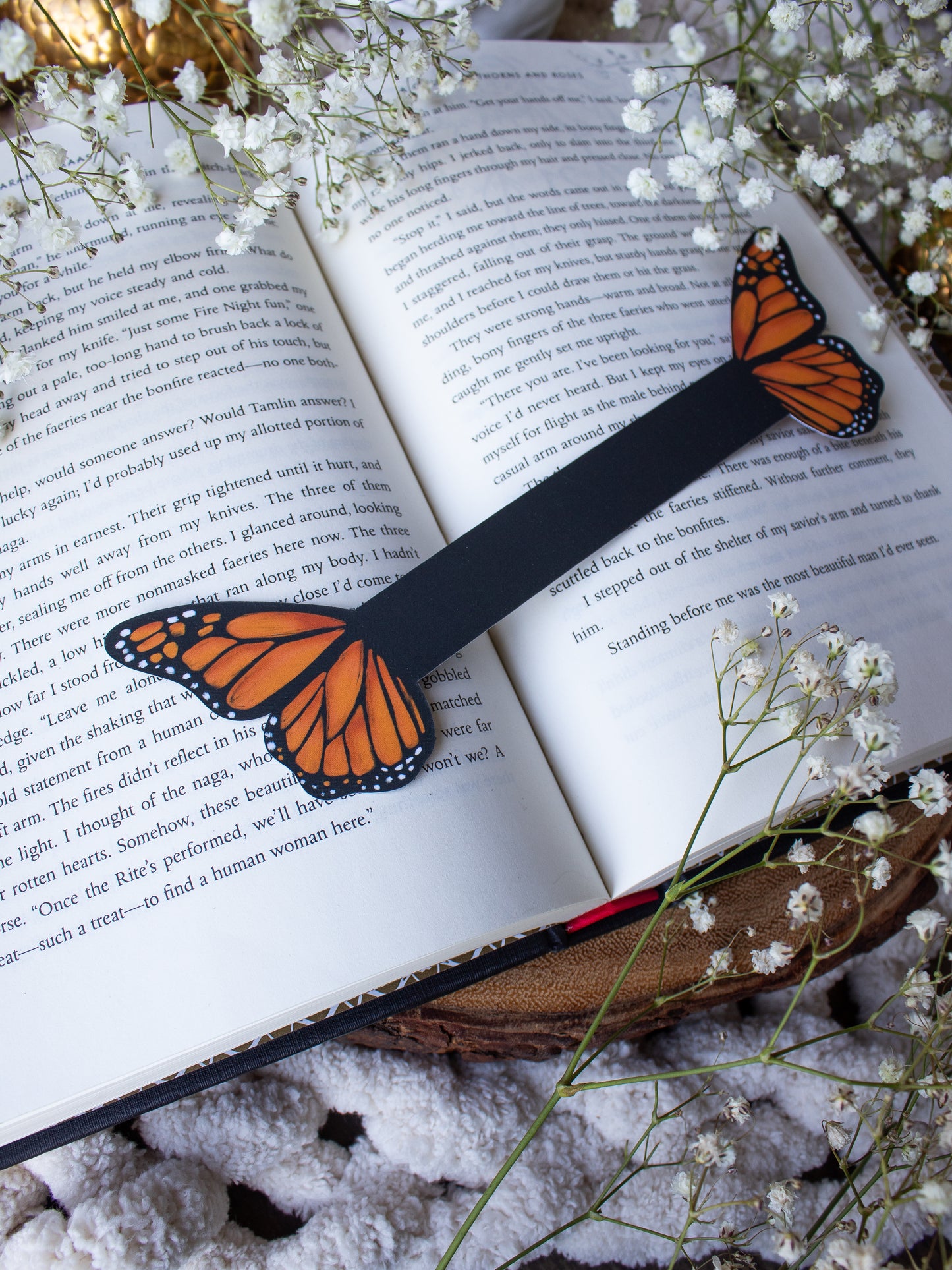 Monarch Butterfly Wings 3D Bookmark