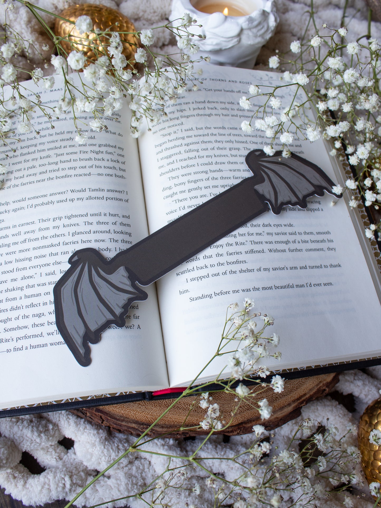 Bat Wings 3D Bookmark