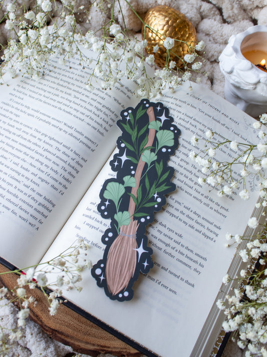 Magical Broom Bookmark