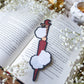 Red Floral Dagger Bookmark