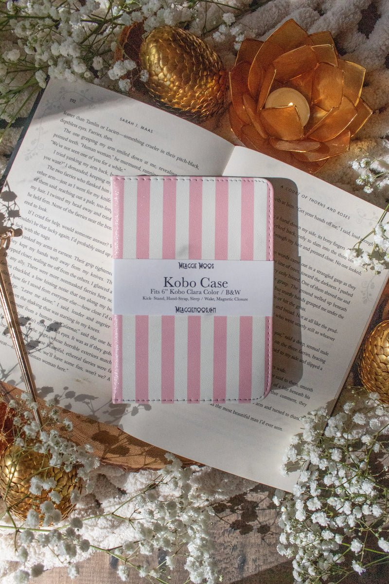 Pink Cabana Stripes | Kindle / Kobo Case