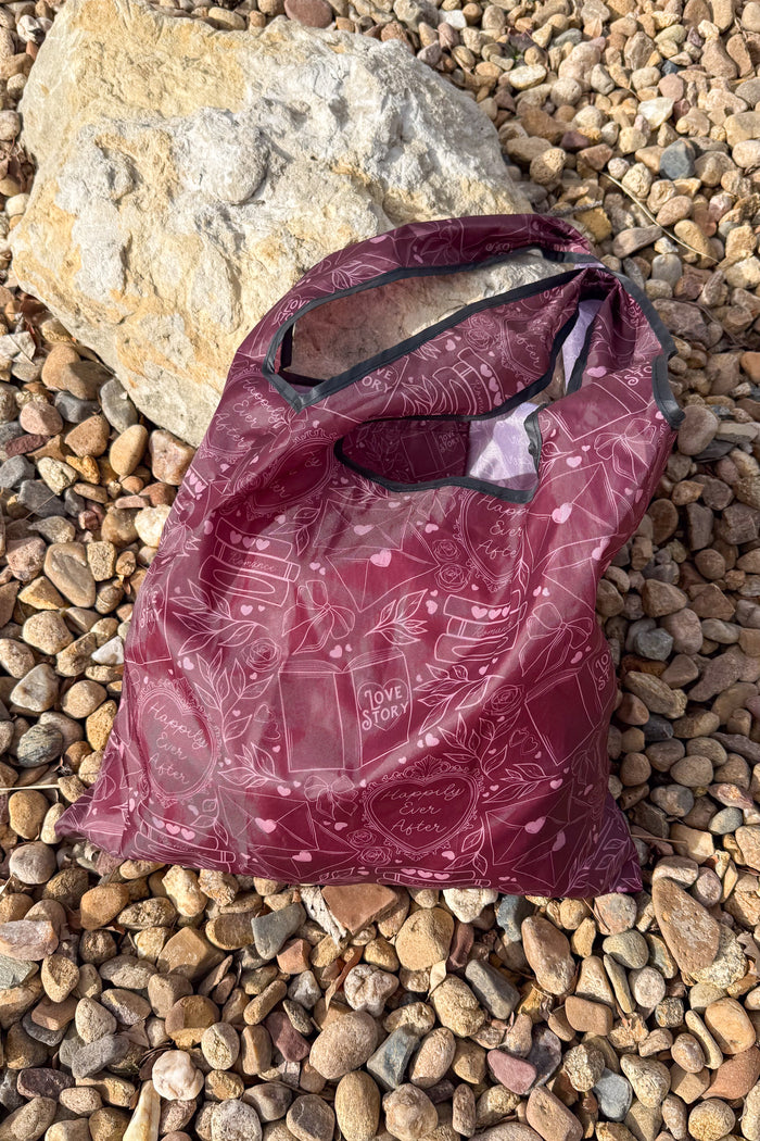 Love Story Bookish Reusable Tote Bag