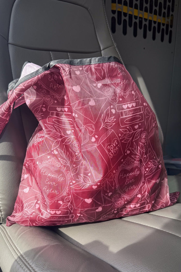 Love Story Bookish Reusable Tote Bag