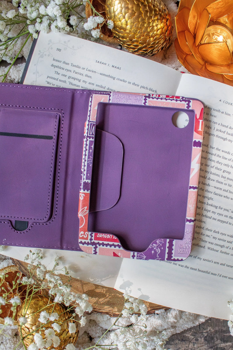 Fourth Wing Stamps Kindle Case / Kobo Case