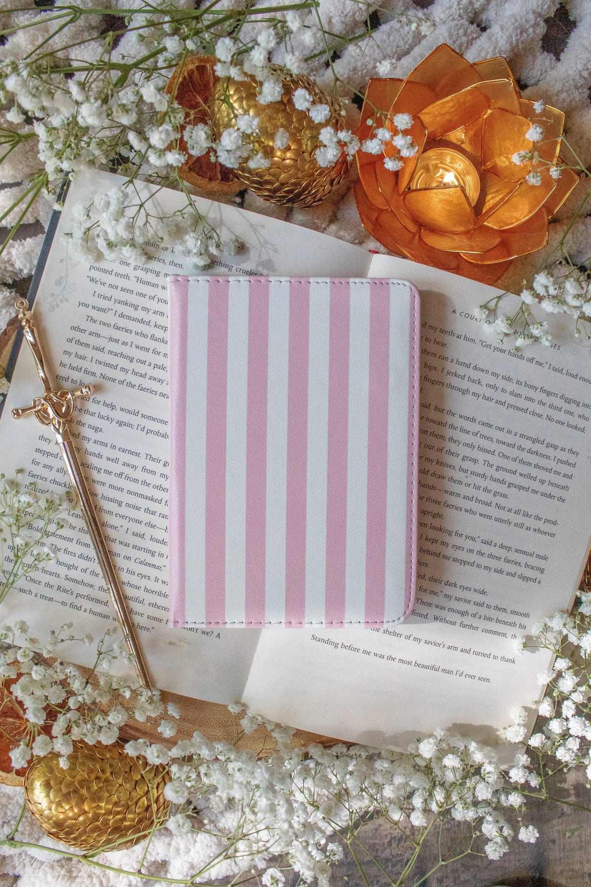 Pink Cabana Stripes | Kindle / Kobo Case