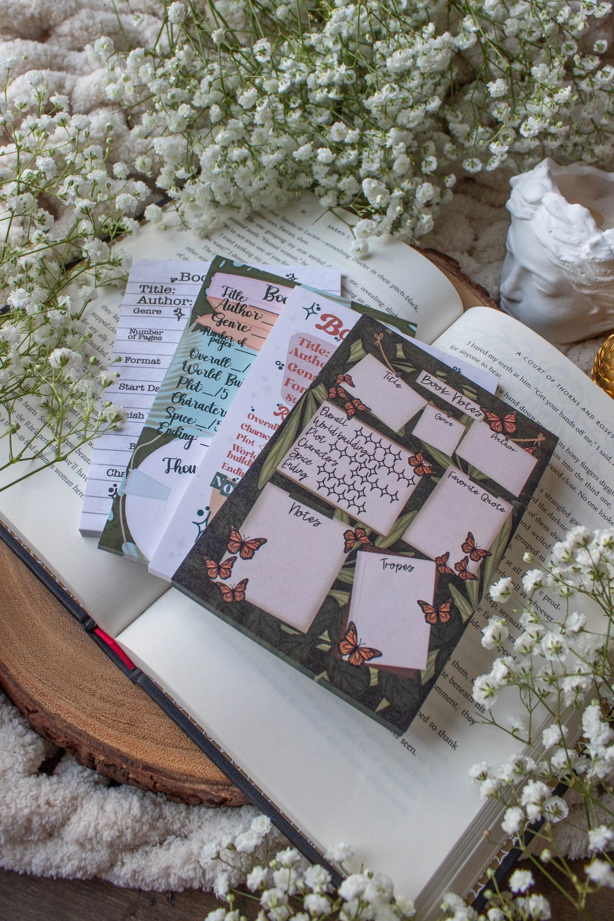 Book Review Post-it® Notepad | Fantasy Reader