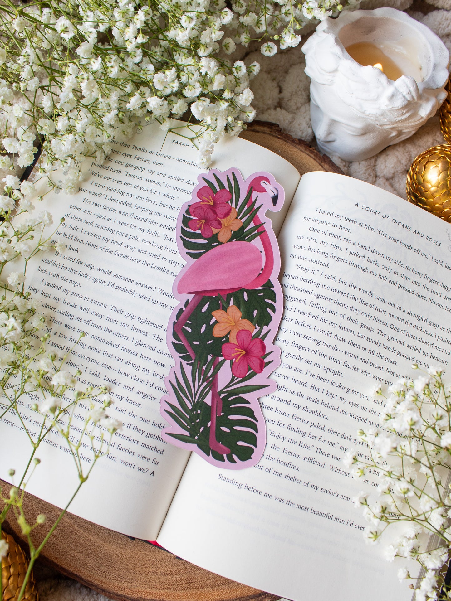 Fabulous Flamingo Bookmark