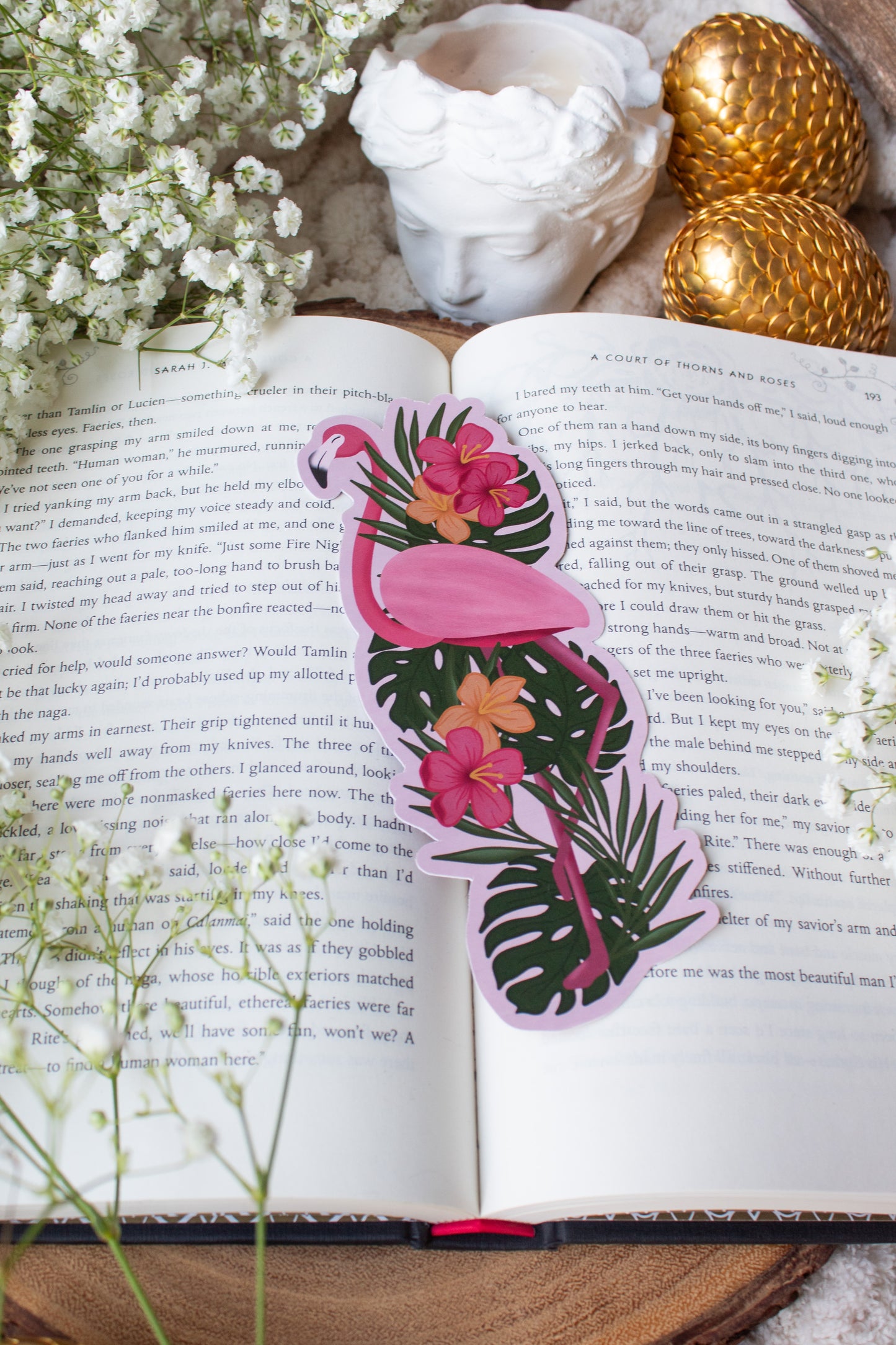 Fabulous Flamingo Bookmark