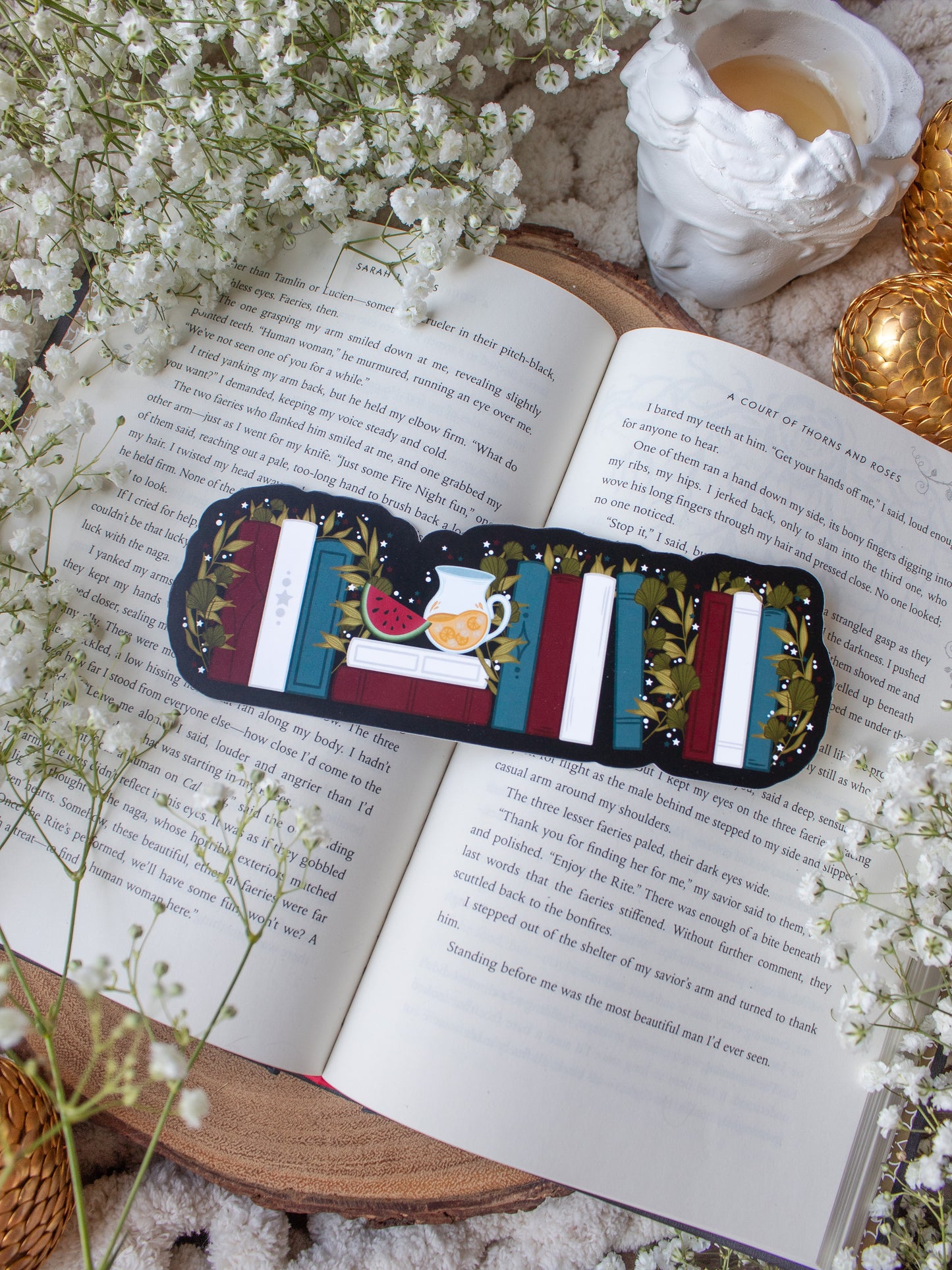 Red, White and Blue Patriotic Bookshelf Bookmark