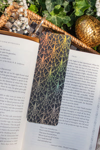 Spiderweb Nouveau Foil Bookmark