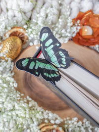 Malachite Butterfly Wings 3D Bookmark