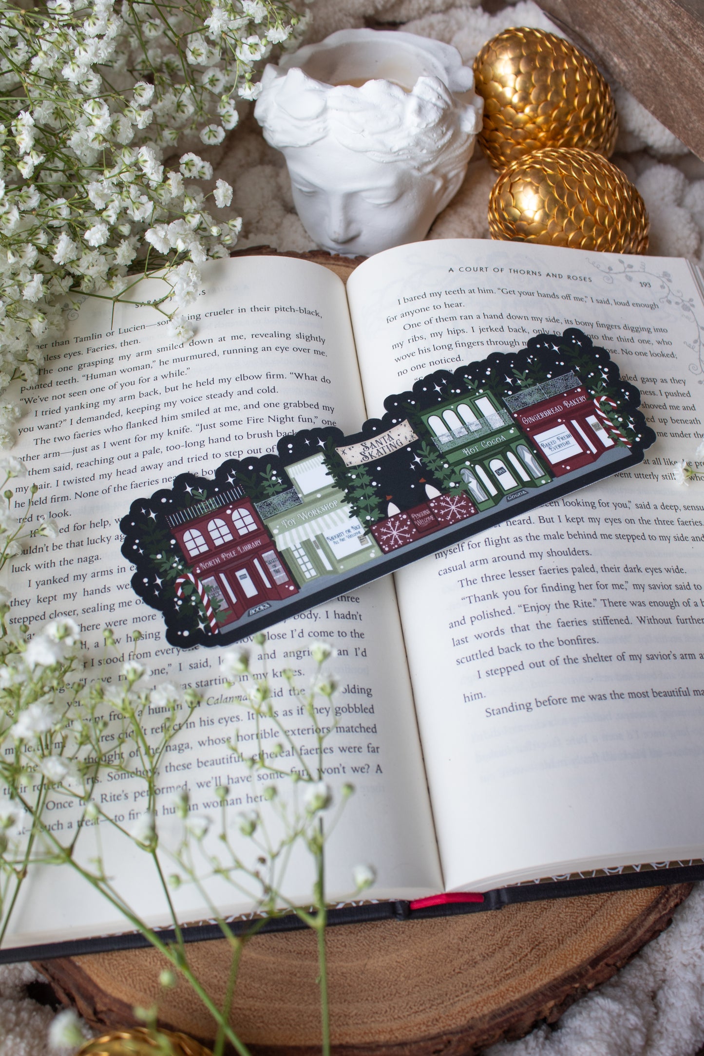 Christmas Village Bookmark