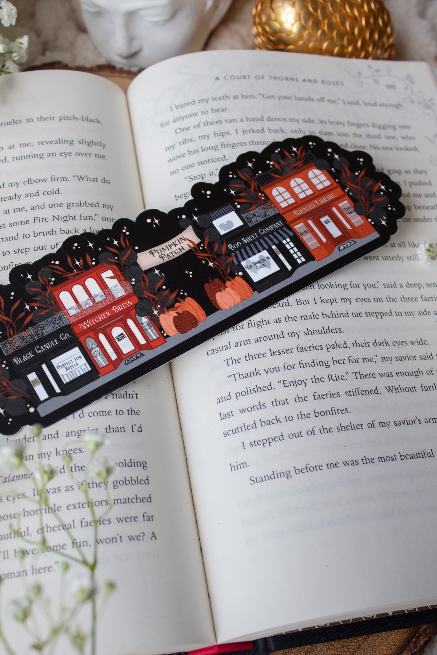 Spooky Street Village Bookmark