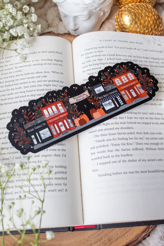 Spooky Street Village Bookmark