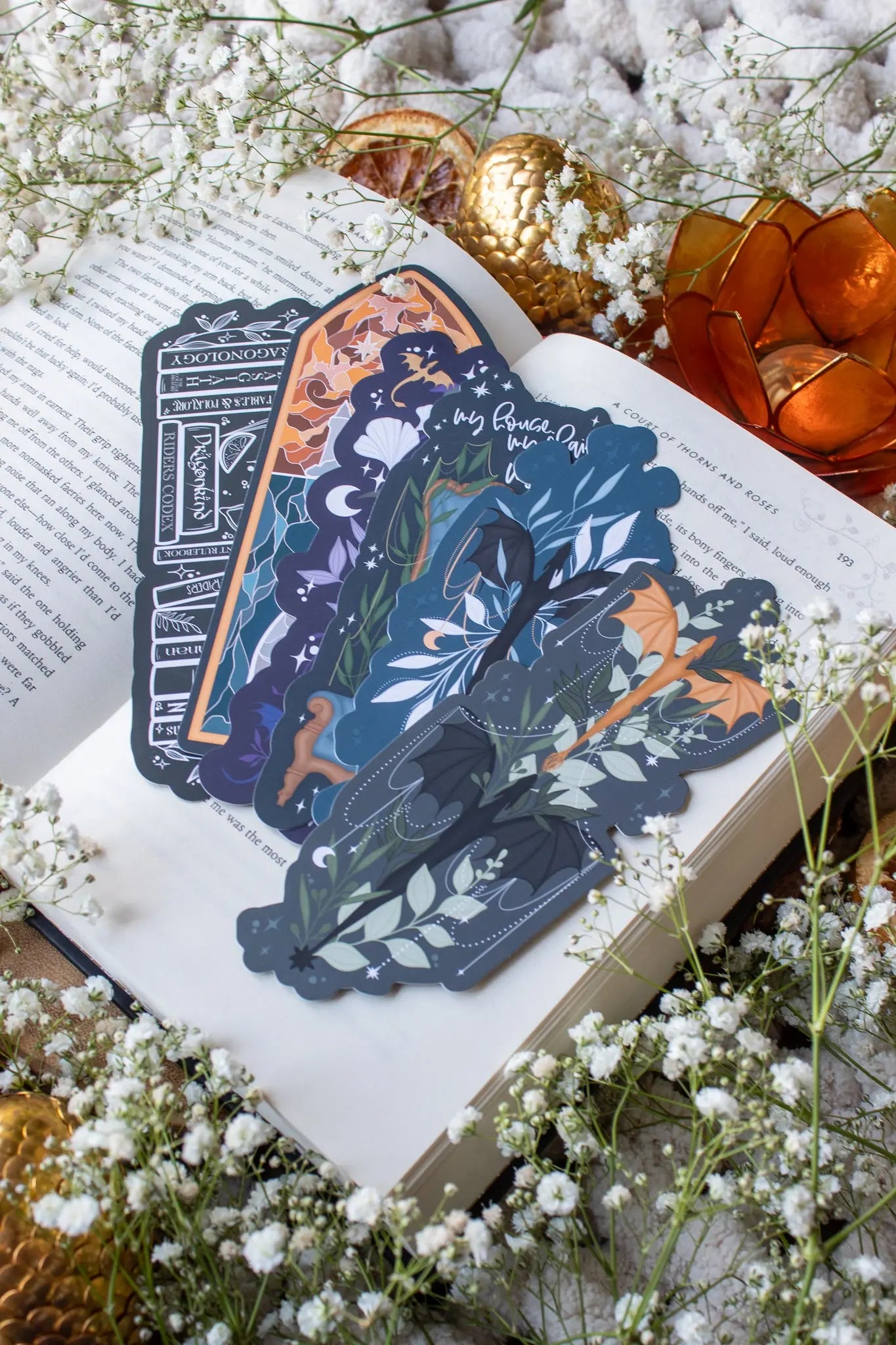 Fourth Wing Bookmark Bundle | Set of 6 – Meaggie Moos
