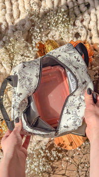 Bookish Lunch Tote Bag | Ivory Swords