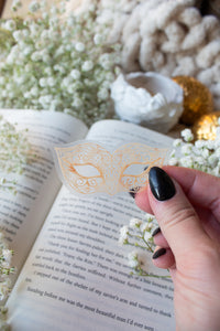Nesta Dread Trove Mask Waterproof Sticker | A Court of Thorns  and Roses | SJM |  2.5"x3.1"