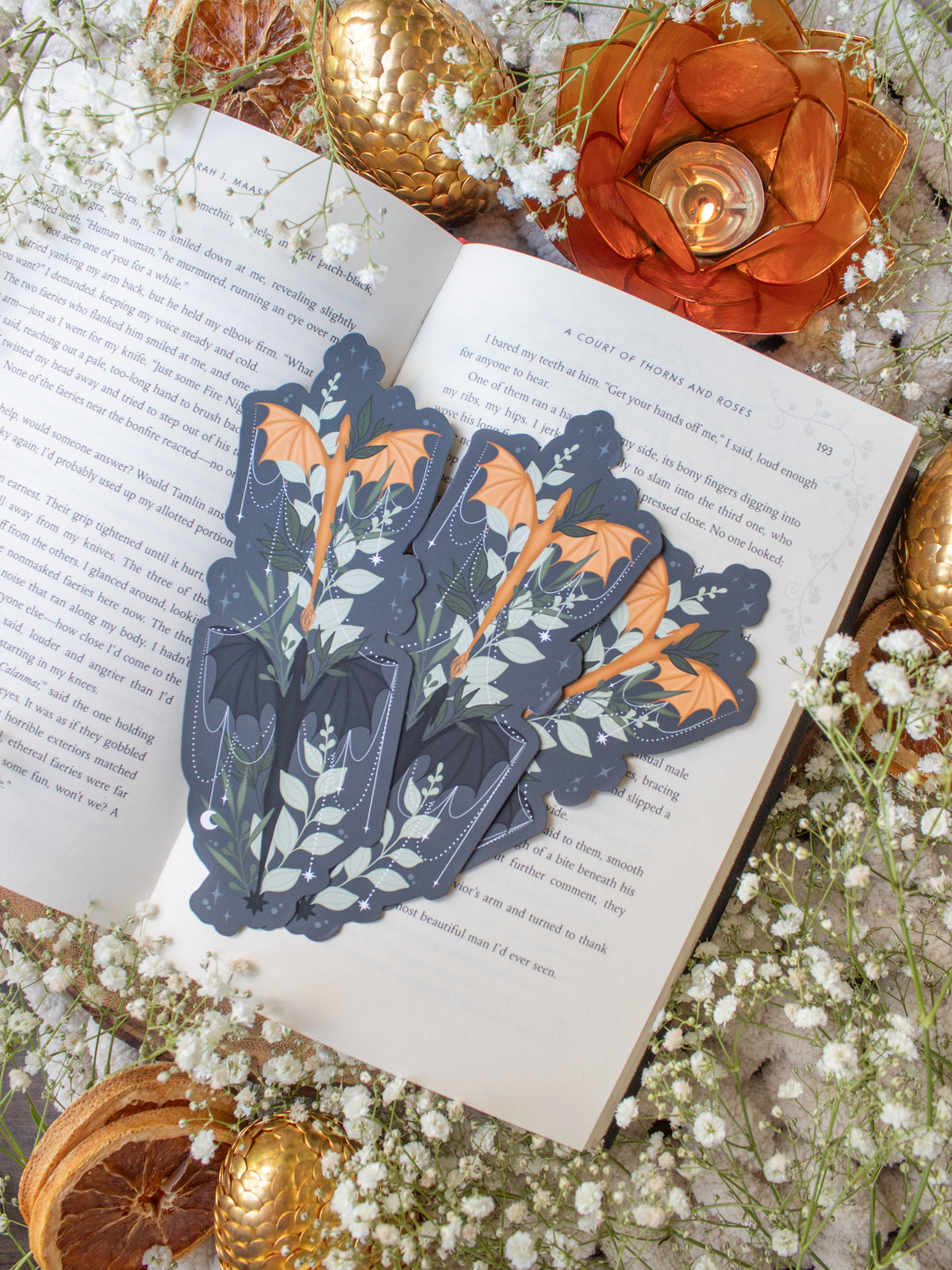 Fourth Wing | Tairn and Andarna Bookmark