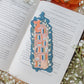 Arched Bookshelf Bookmark | The Littlest Book Dragon