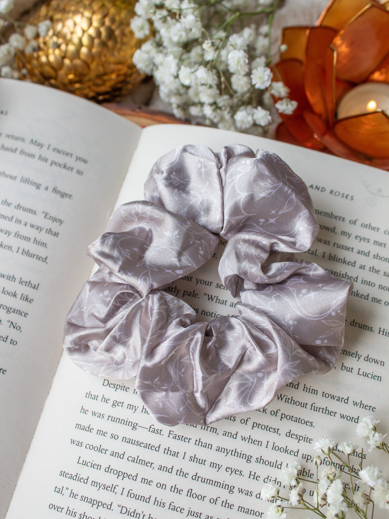 Satin Scrunchie | Tan Dragons