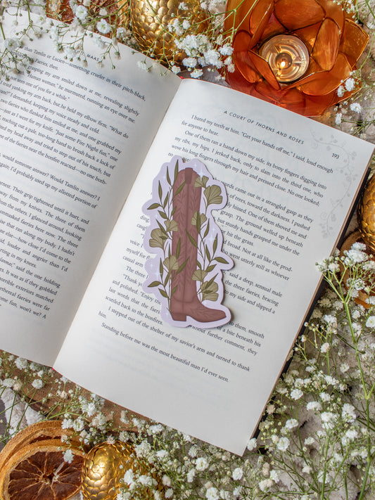 Cowboy Boot Mini Bookmark
