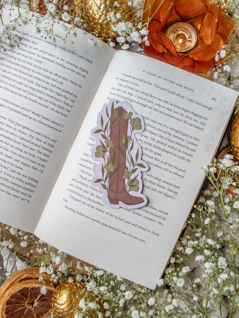 Cowboy Boot Mini Bookmark