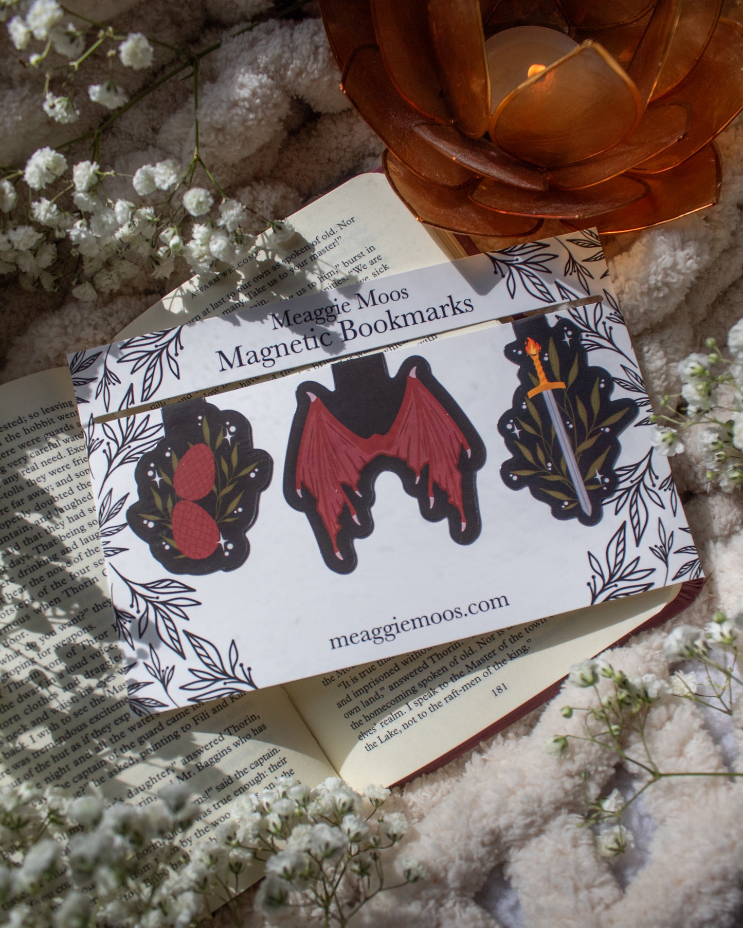 Dragons Den | Magnetic Bookmarks | Set of 3