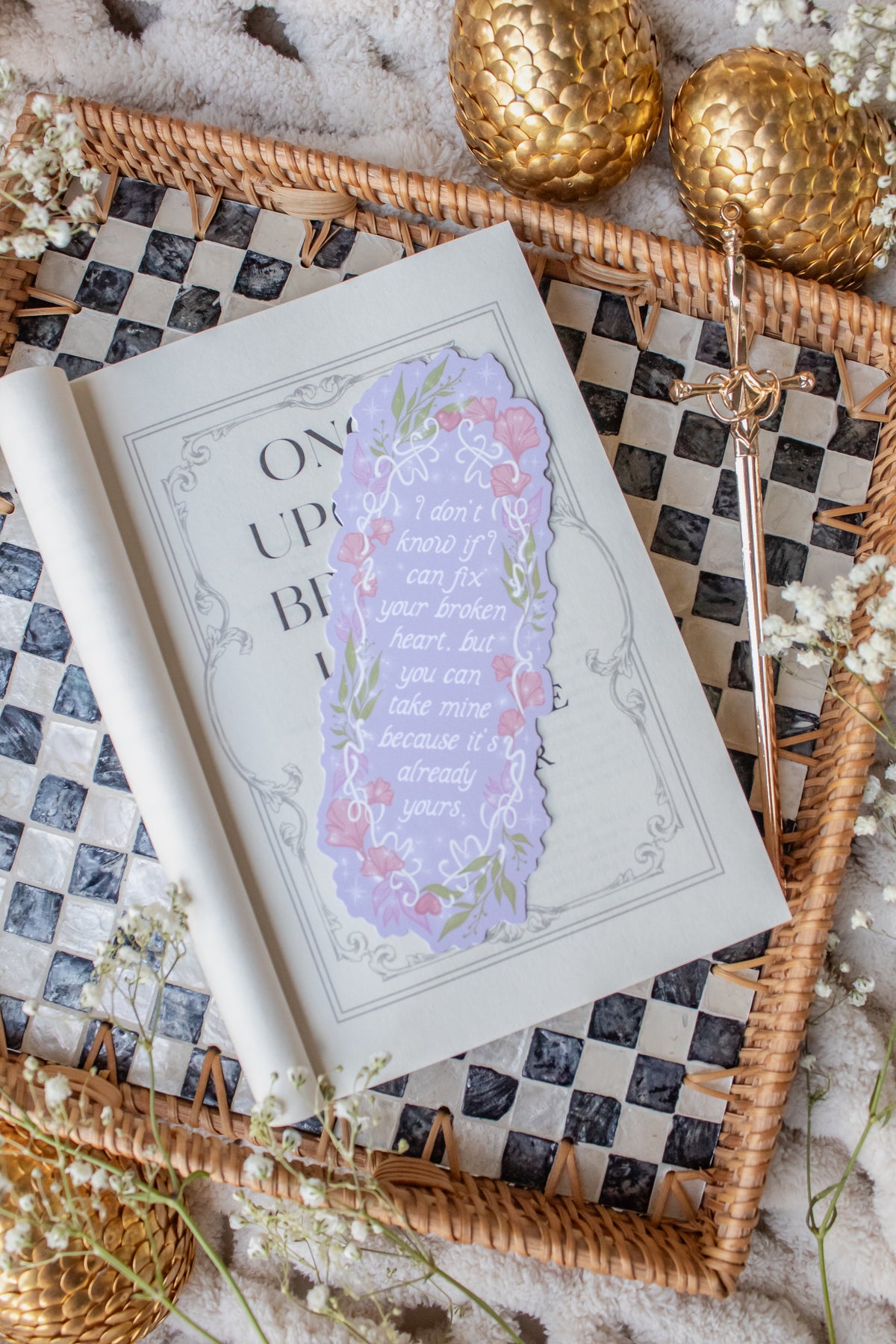 Once Upon A Broken Heart Bookmark | My Heart Is Yours