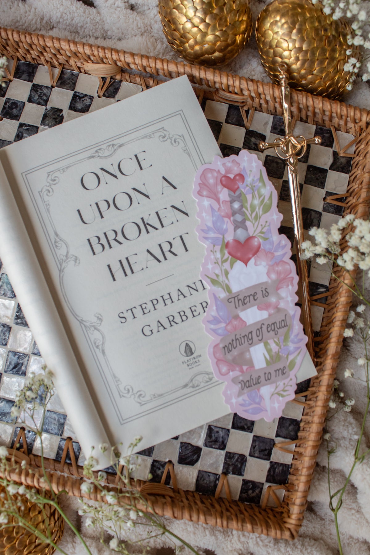 Once Upon A Broken Heart Bookmark | Nothing of Equal Value Dagger