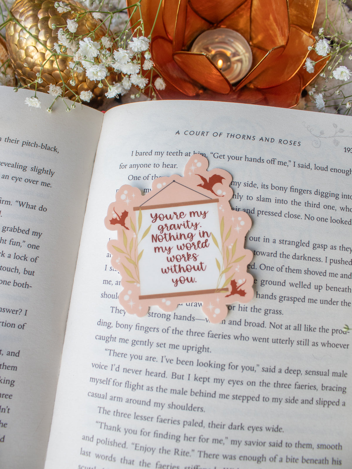 Fourth Wing | Xaden and Violet Quote Waterproof Sticker