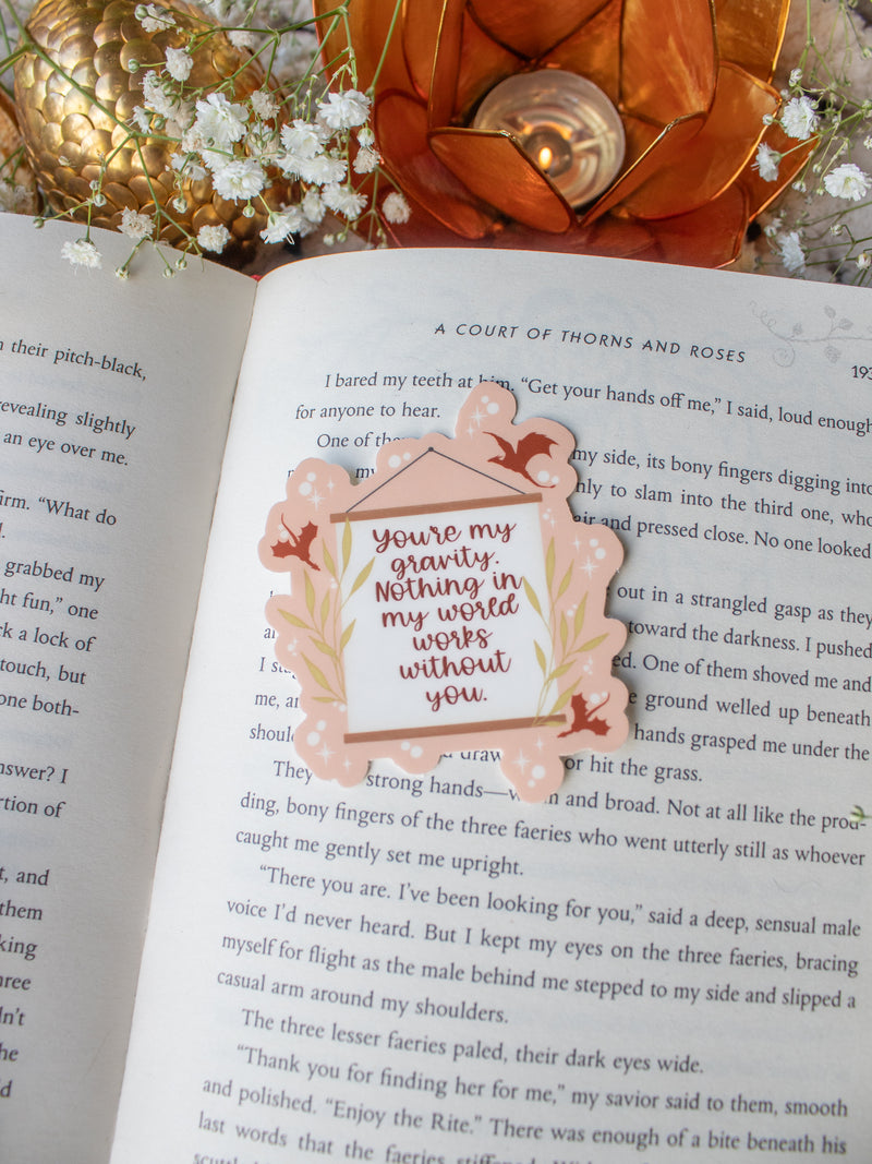 Fourth Wing | Xaden and Violet Quote Waterproof Sticker