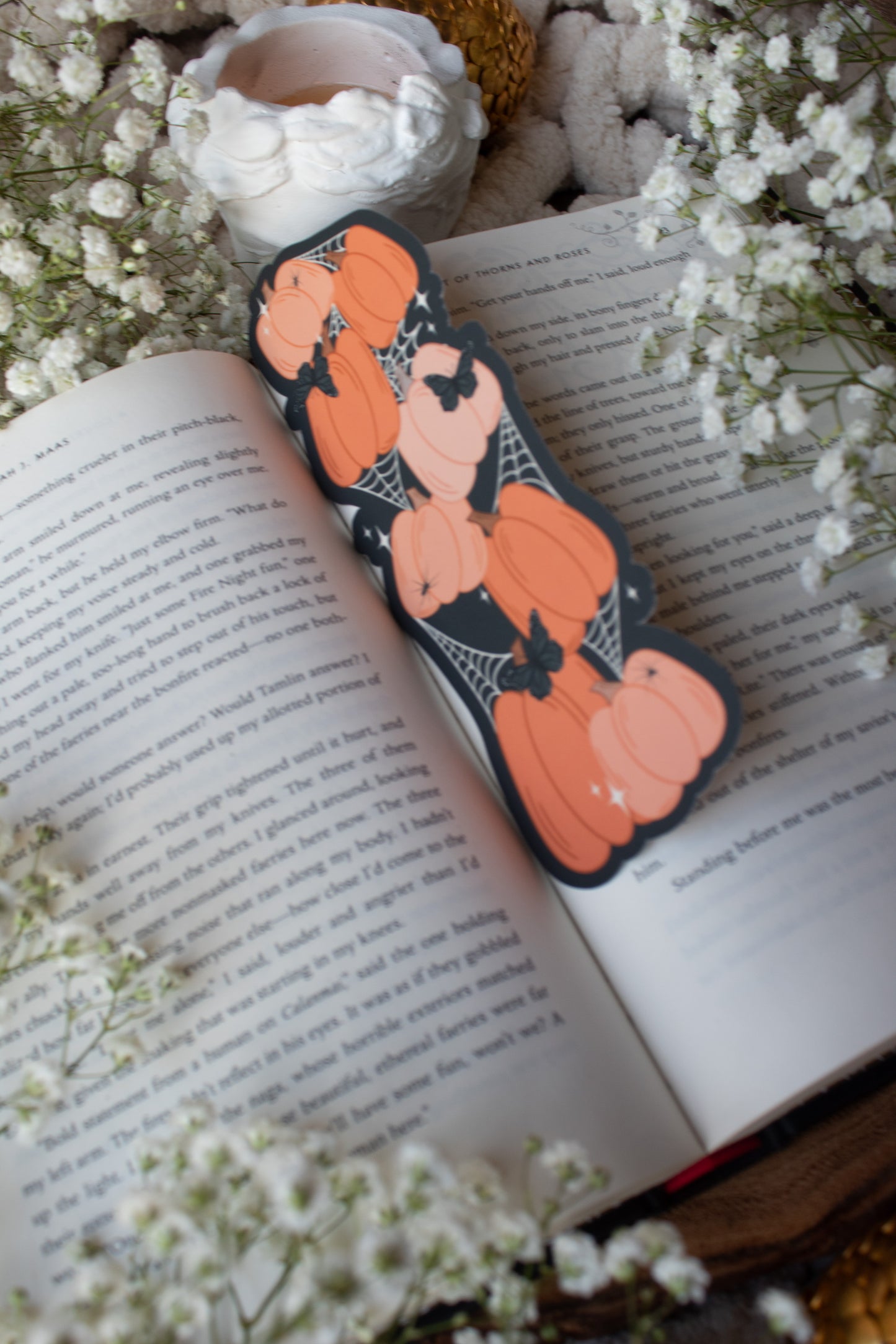 Spooky Pumpkin Stack Bookmark