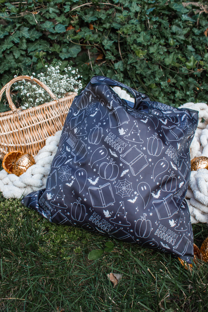 Reusable Tote Bag | Read Spooky BOOOks