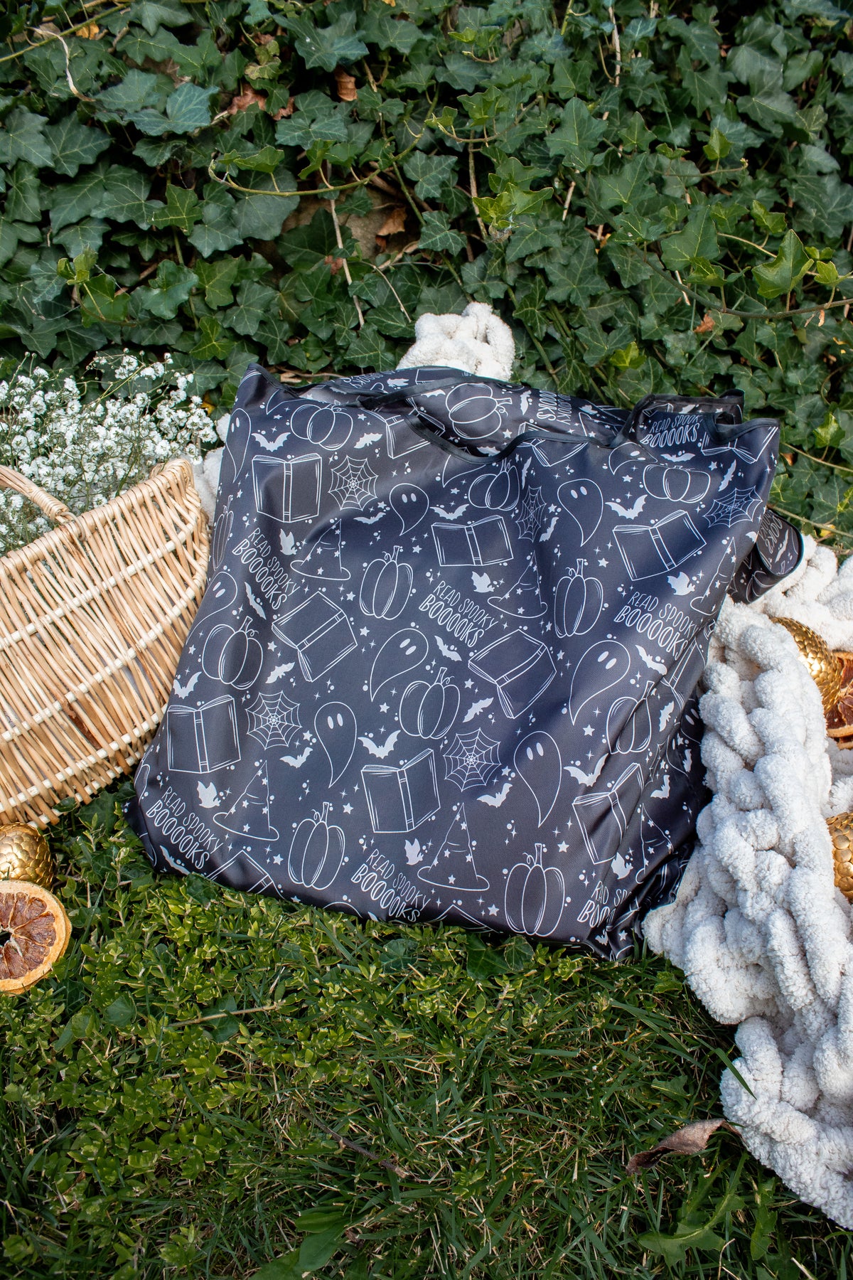 Reusable Tote Bag | Read Spooky BOOOks