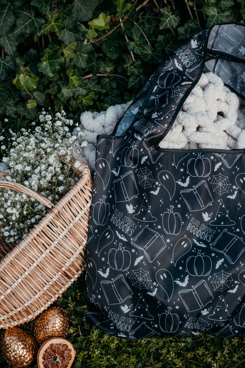 Reusable Tote Bag | Read Spooky BOOOks