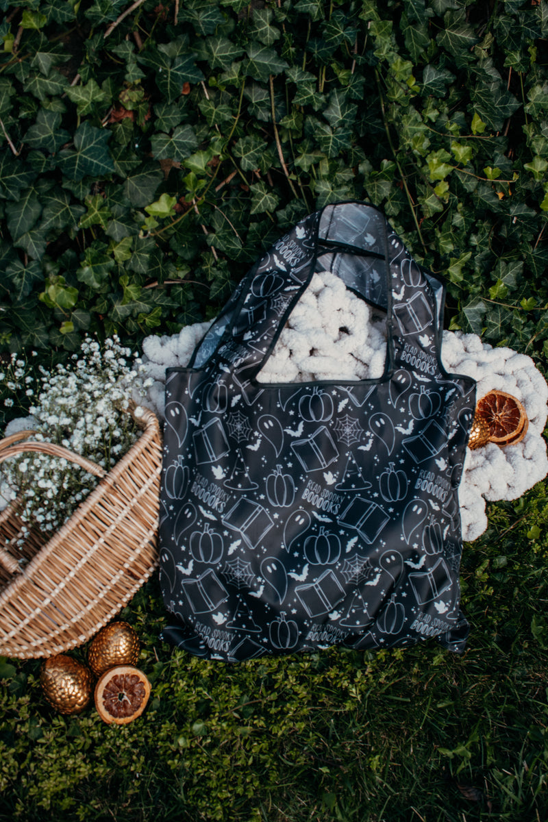 Reusable Tote Bag | Read Spooky BOOOks