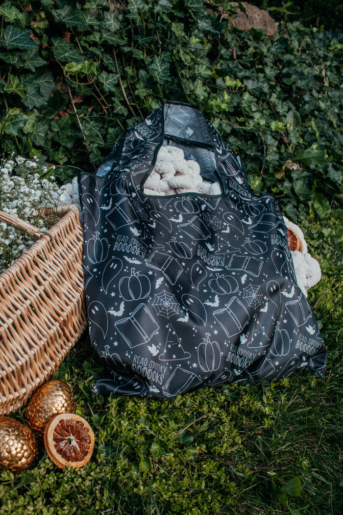 Reusable Tote Bag | Read Spooky BOOOks