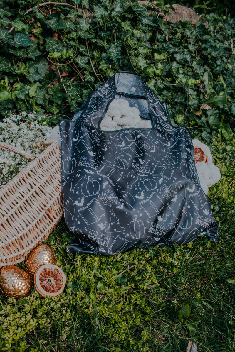 Reusable Tote Bag | Read Spooky BOOOks