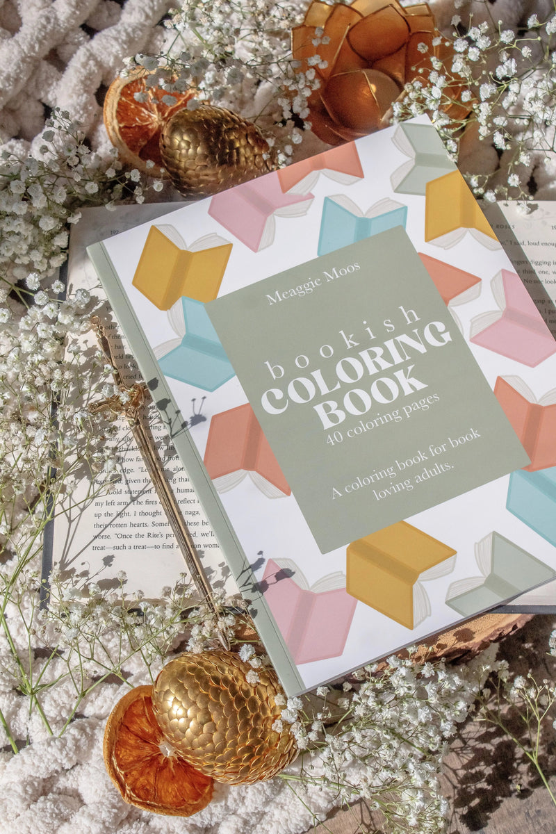 Bookish Coloring Book for Adults