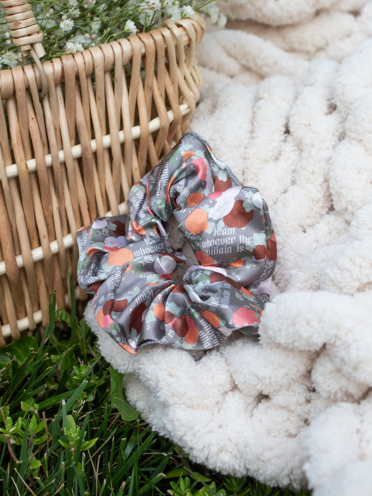Satin Scrunchie | Team Whoever The Villain Is