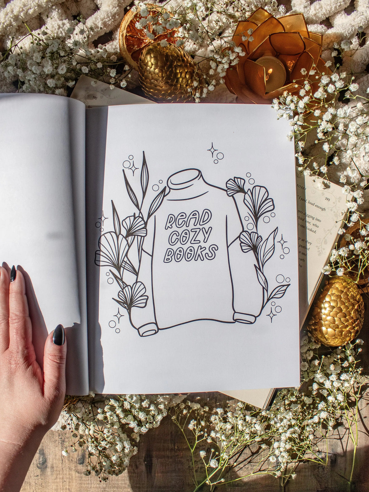 Bookish Coloring Book for Adults