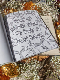 Bookish Coloring Book for Adults