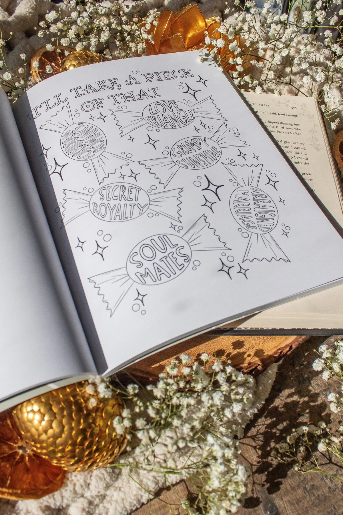 Bookish Coloring Book for Adults