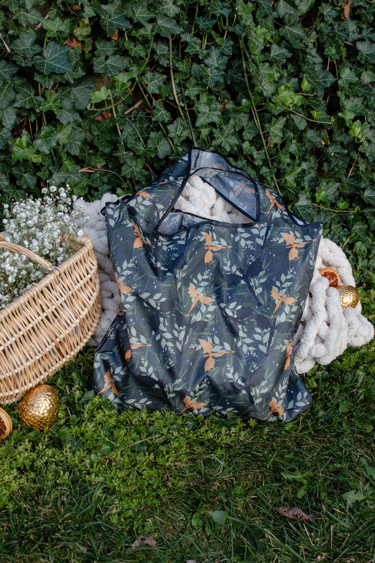 Fourth Wing Tarin and Andarna Reusable Tote Bag